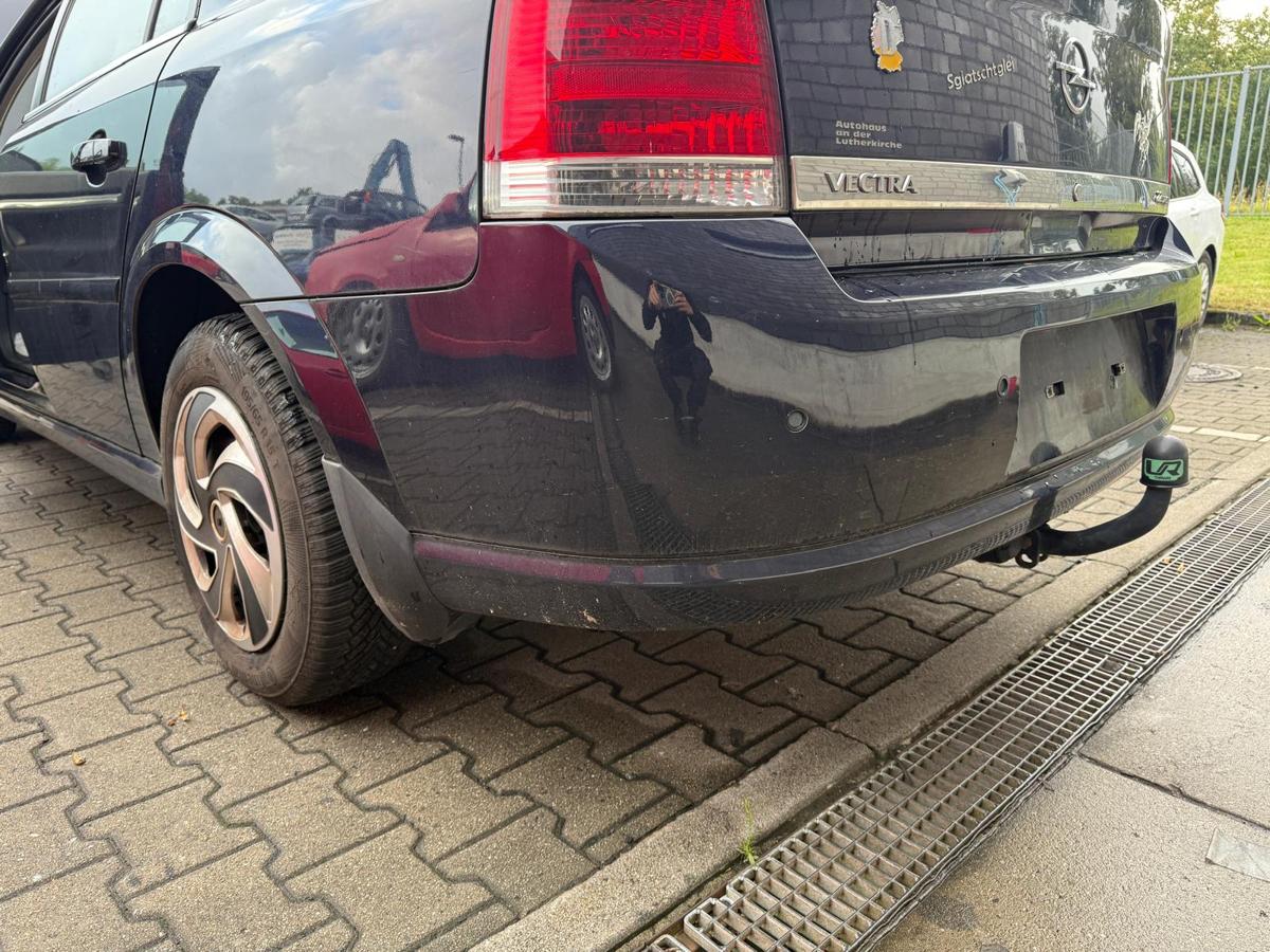 Opel Vectra C original Stoßstange Stoßfänger hinten 4BU Saturnblau Metallic BJ06